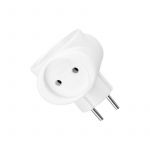 Разветвитель 3-м 6А IP20 220В биметал. бел. Rexant 11-1064 Разветвитель 3-м 6А IP20 220В биметал. бел. Rexant 11-1064