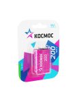 Аккумулятор 6F22 200мА.ч 1BL (блист.1шт) КОСМОС KOCNI-MH6F22(200mAh)
