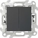 Выключатель 2-кл. 1п 2мод. СП Simon 24 10А IP20 Push&Go механизм графит Simon 2420398-038 Выключатель 2-кл. 1п 2мод. СП Simon 24 10А IP20 Push&Go механизм графит Simon 2420398-038