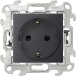 Розетка 1-м СП Simon 24 16А IP20 2P+E Push&Go защ. шторки механизм графит Simon 2420432-038 Розетка 1-м СП Simon 24 16А IP20 2P+E Push&Go защ. шторки механизм графит Simon 2420432-038