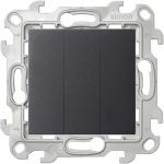 Выключатель 3-кл. 1п 2мод. СП Simon 24 10А IP20 механизм графит Simon 2450391-038 Выключатель 3-кл. 1п 2мод. СП Simon 24 10А IP20 механизм графит Simon 2450391-038