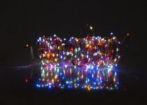 Светильник светодиодный садовый SLR-G03-100M нить 100LED мультицвет на солнечн. батарее ФАZА 5033467