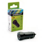 Адаптер автомобильный ELX-CA01-C02 1USB+1Type C 12В 5В/3А LED коробка черн. ERGOLUX 15106 Адаптер автомобильный ELX-CA01-C02 1USB+1Type C 12В 5В/3А LED коробка черн. ERGOLUX 15106