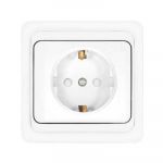 Розетка 1-м СП Валери 16А IP20 с заземл. защ. шторки бел. UNIVersal В0028х Розетка 1-м СП Валери 16А IP20 с заземл. защ. шторки бел. UNIVersal В0028х