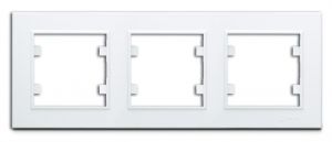 Рамка 3-м Karea горизонт. бел. Makel 56001703