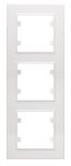 Рамка 3-м Karea вертик. бел. Makel 56001708