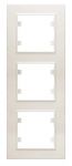 Рамка 3-м Karea вертик. крем. Makel 56010708 Рамка 3-м Karea вертик. крем. Makel 56010708