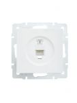 Розетка телефонная СП Vesna евро стандарт механизм бел. LEZARD 742-0288-137 Розетка телефонная СП Vesna евро стандарт механизм бел. LEZARD 742-0288-137
