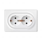 Розетка 2-м СП Florence 16А IP20 с заземл. винт. клеммы бел. 1E10401300 OneKeyElectro 2172767 Розетка 2-м СП Florence 16А IP20 с заземл. винт. клеммы бел. 1E10401300 OneKeyElectro 2172767