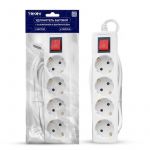 Удлинитель 4х5м с заземл. с выкл. 16А 3х1 TOKOV ELECTRIC TKE-C01-BU4-5-1-ZV Удлинитель 4х5м с заземл. с выкл. 16А 3х1 TOKOV ELECTRIC TKE-C01-BU4-5-1-ZV