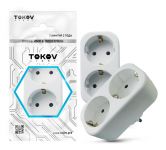 Разветвитель 2-м с заземл. 16А 250В IP20 полипропилен бел. TOKOV ELECTRIC TKL-S2Z-C01 Разветвитель 2-м с заземл. 16А 250В IP20 полипропилен бел. TOKOV ELECTRIC TKL-S2Z-C01