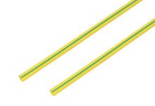 Трубка термоусадочная 6.0/3.0 1м желт./зел. Rexant 20-6007