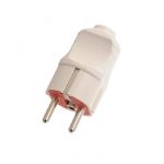 Вилка Accessories с заземл. UPS бел. LEZARD 715-0501-605