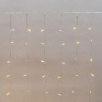 Гирлянда светодиодная "Светодиодный Дождь" 2х1.5м 150LED тепл. бел. 5.1Вт 230В IP44 эффект мерцания прозр. провод Neon-Night 235-516