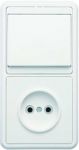 Блок БКВР-037 Бэлла (1-кл. выкл. + розетка) Кунцево 5815 Блок БКВР-037 Бэлла (1-кл. выкл. + розетка) Кунцево 5815