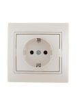 Розетка 1-м СП Mira 16А IP20 с заземл. со вставкой керамика жемчуж./бел. перламутр. LEZARD 701-3030-122 Розетка 1-м СП Mira 16А IP20 с заземл. со вставкой керамика жемчуж./бел. перламутр. LEZARD 701-3030-122