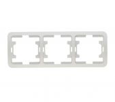 Рамка 3-м Mimoza горизонт. бел. Makel 22013 Рамка 3-м Mimoza горизонт. бел. Makel 22013