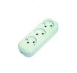 Колодка удлинителя 3-м без заземл. Makel MGP121 Колодка удлинителя 3-м без заземл. Makel MGP121