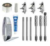 Комплект заземления оцинкованный треугольником 9 метров (3 очага х 3 метра) Комплект заземления оцинкованный треугольником 9 метров (3 очага х 3 метра)