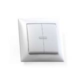 Выключатель 2-кл. СП Селена 10А IP20 С510-397 с индикацией бел. Кунцево 8104 Выключатель 2-кл. СП Селена 10А IP20 С510-397 с индикацией бел. Кунцево 8104