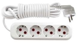 Удлинитель 4х2м с заземл. 10А IP20 У10-555 ПВС 3х0.75 UNIVersal 555-02 Удлинитель 4х2м с заземл. 10А IP20 У10-555 ПВС 3х0.75 UNIVersal 555-02