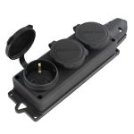 Колодка удлинителя 3-м Компакт 1ф с заглушками каучук UNIVersal 1323 Колодка удлинителя 3-м Компакт 1ф с заглушками каучук UNIVersal 1323