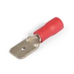 Разъем плоский РПИ-П 1.5-(6.3) красн. КВТ 49614 Разъем плоский РПИ-П 1.5-(6.3) красн. КВТ 49614