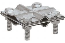 Зажим полоса/пруток - полоса/пруток крестообразный, оцинк. Зажим полоса/пруток - полоса/пруток крестообразный, оцинк.