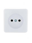 Розетка 1-м ОП Viola 16А IP20 без заземл. бел. LEZARD 751-0200-121