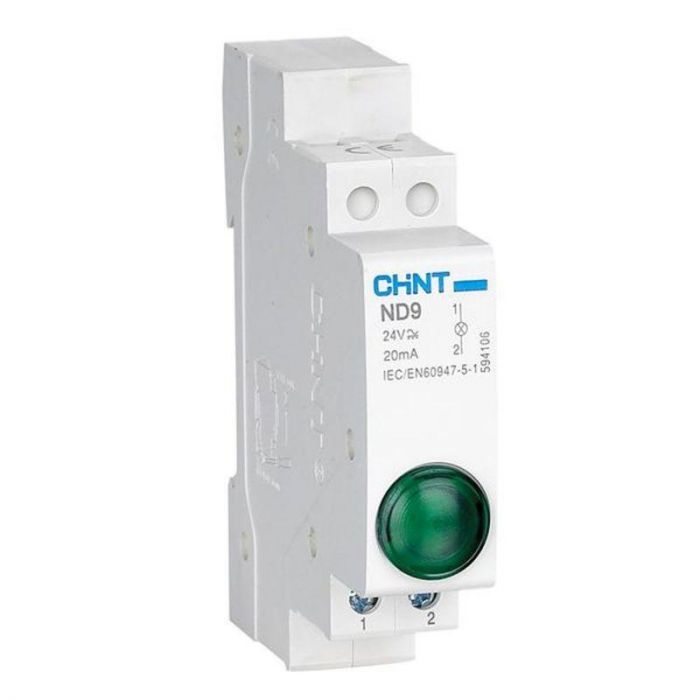 Индикатор ND9-1/w AC/DC 230В (LED) (R) бел. CHINT 594128