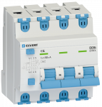 Автоматический выключатель дифф.тока D06 4р C10 100 мА электрон. тип АС ELVERT