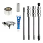 Комплект заземления нержавеющий 6 метров (d=14 мм х 1,5 метра) Комплект заземления нержавеющий 6 метров (d=14 мм х 1,5 метра)