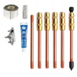 Комплект заземления омедненный 9 метров (d=14 мм х 1,5 метра) Комплект заземления омедненный 9 метров (d=14 мм х 1,5 метра)