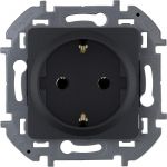 Розетка 1-м СП Inspiria 16А IP20 250В 2P+E немецк. стандарт механизм антрацит Leg 673723 Розетка 1-м СП Inspiria 16А IP20 250В 2P+E немецк. стандарт механизм антрацит Leg 673723