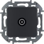 Розетка телевизионная TV Inspiria 2дБ 0-2400мГц с топологией "звезда" механизм антрацит Leg 673853 Розетка телевизионная TV Inspiria 2дБ 0-2400мГц с топологией "звезда" механизм антрацит Leg 673853