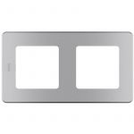 Рамка 2-м Inspiria алюм. Leg 673942 Рамка 2-м Inspiria алюм. Leg 673942