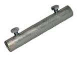 Соединитель проводника 8-10 мм продольный, оцинкованный Соединитель проводника 8-10 мм продольный, оцинкованный