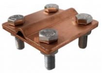 Крестообразный зажим пруток-пруток 8-10 мм, медный Крестообразный зажим пруток-пруток 8-10 мм, медный