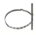 Держатель проводника круглого 8 мм для водосточных труб 80-120 мм, медь Держатель проводника круглого 8 мм для водосточных труб 80-120 мм, медь