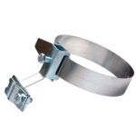 Держатель проводника для водостока 0-250 мм, оцинкованный Держатель проводника для водостока 0-250 мм, оцинкованный