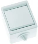 Выключатель 1-кл. ОП 10А IP44 А110-015 бел. Кунцево 5904 Выключатель 1-кл. ОП 10А IP44 А110-015 бел. Кунцево 5904