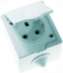Розетка 1-м ОП РА16-660 16А IP44 с заземл. бел. Кунцево 5906 Розетка 1-м ОП РА16-660 16А IP44 с заземл. бел. Кунцево 5906