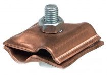 Зажим соединительный круглого проводника 8-10 мм, медь Зажим соединительный круглого проводника 8-10 мм, медь