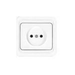 Розетка 1-м СП Валери 16А IP20 без заземл. бел. UNIVersal В0022 Розетка 1-м СП Валери 16А IP20 без заземл. бел. UNIVersal В0022