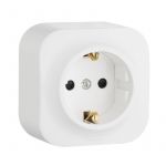 Розетка 1-м ОП Quteo 16А IP20 2P+E с заземл. без защ. шторок бел. Leg 782211 Розетка 1-м ОП Quteo 16А IP20 2P+E с заземл. без защ. шторок бел. Leg 782211