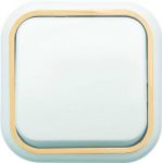 Выключатель 1-кл. ОП Валентина 10А IP20 А16-038 бел./зол. Кунцево 7631 Выключатель 1-кл. ОП Валентина 10А IP20 А16-038 бел./зол. Кунцево 7631