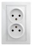 Розетка 2-м СП Plano 1-204-01 16А IP20 250В 2х2P бел. Intro Б0027613 Розетка 2-м СП Plano 1-204-01 16А IP20 250В 2х2P бел. Intro Б0027613