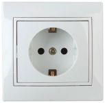 Розетка 1-м СП Plano 1-206-01 16А IP20 250В 2P+E Schuko защ. шторки бел. Intro Б0029845 Розетка 1-м СП Plano 1-206-01 16А IP20 250В 2P+E Schuko защ. шторки бел. Intro Б0029845
