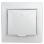 Розетка 1-м СП Plano 1Э-207-01 16А IP20 250В 2P+E Schuko защ. шторки защ. крышка без лапок бел. Intro Б0038832 Розетка 1-м СП Plano 1Э-207-01 16А IP20 250В 2P+E Schuko защ. шторки защ. крышка без лапок бел. Intro Б0038832