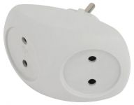 Разветвитель 2-м без заземл. 10А IP20 SPx-2-W бел. Эра Б0053480 Разветвитель 2-м без заземл. 10А IP20 SPx-2-W бел. Эра Б0053480